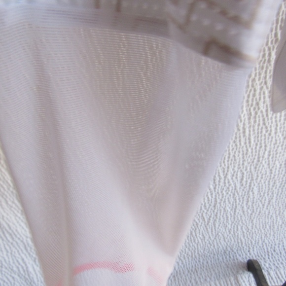 Lucky in Love Womens Top L Pullover White Colorful Golf Pickeball Art Snaps - Picture 8 of 12